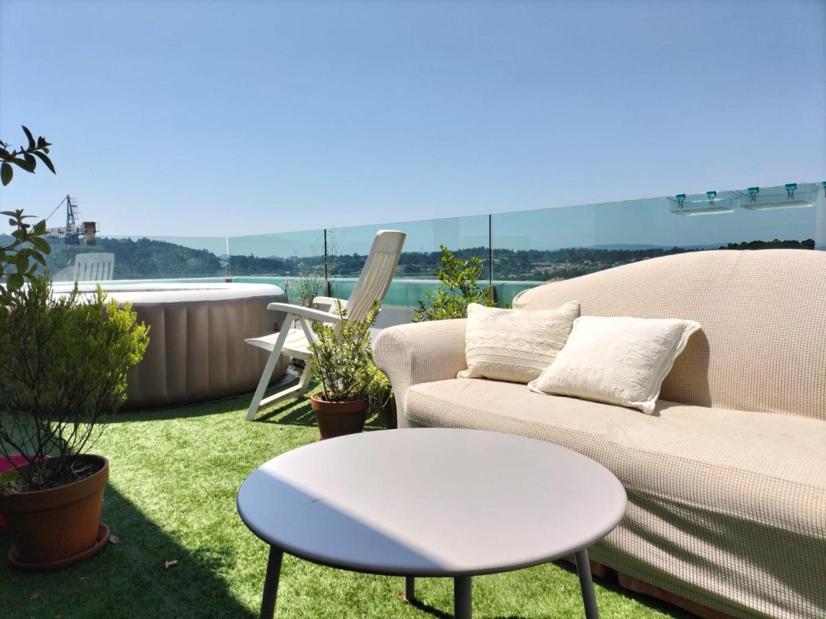 Preciosa Habitacion Suite En Atico Con Terraza Сантяго де Компостела Екстериор снимка