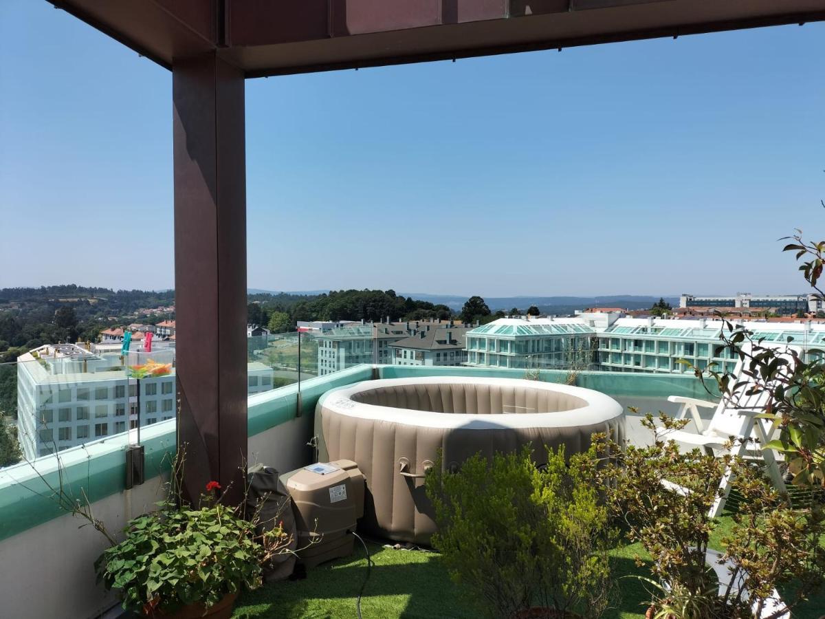 Preciosa Habitacion Suite En Atico Con Terraza Сантяго де Компостела Екстериор снимка